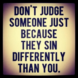 Sin differently